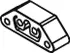 Rubber Strip, exhaust system (66808)