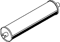 Centre/Rear Muffler (50320)
