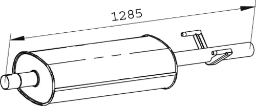 Centre Muffler (74344)
