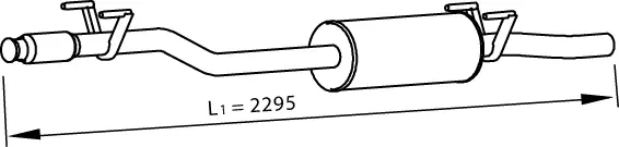 Centre Muffler (74308)