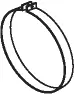 Clamping Piece, exhaust system (50800)