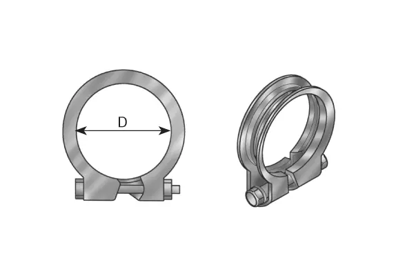 Clamping Piece, exhaust system (99055)