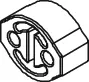 Rubber Strip, exhaust system (33810)