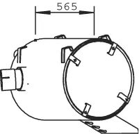 Rear Muffler (51302)