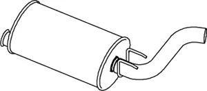 Rear Muffler (66335)
