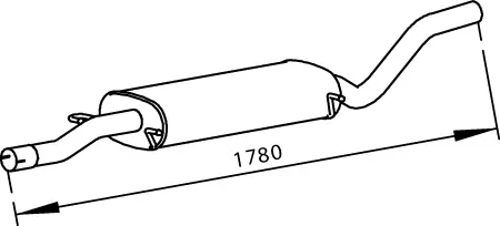 Centre Muffler (56326)