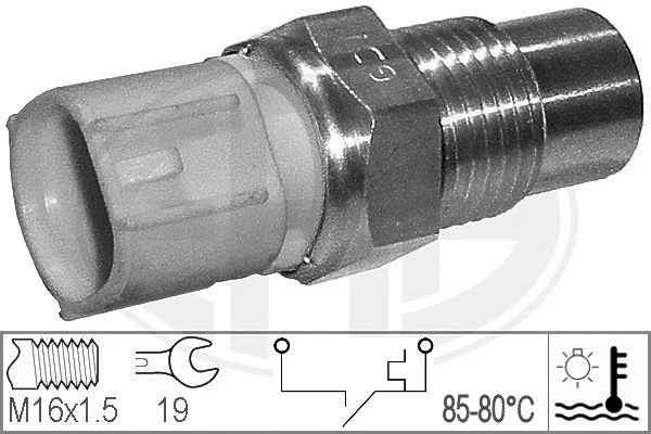 Temperature Switch, radiator fan (330675)