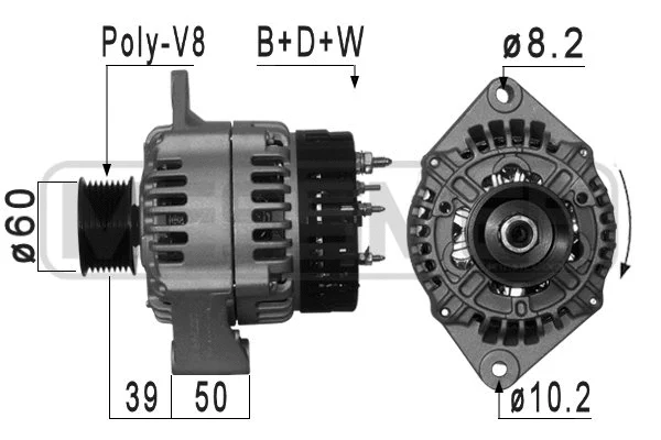 Alternator (210987A)