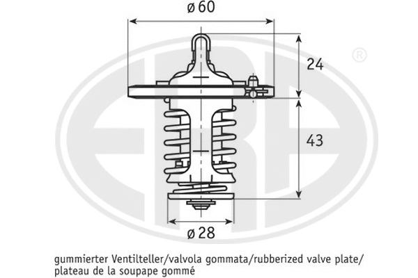 Thermostat, coolant (350220)