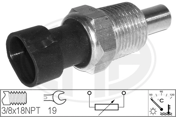 Sensor, coolant temperature (330117)