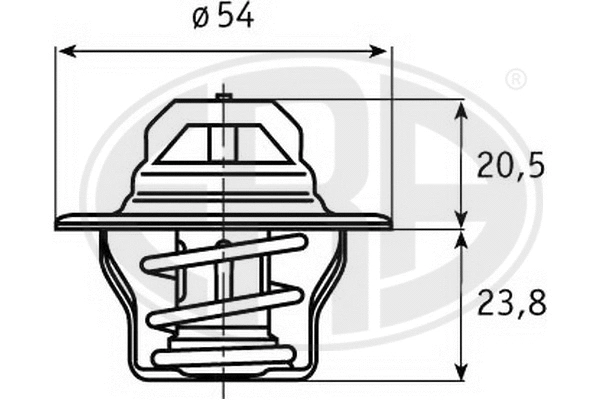 Thermostat, coolant (350222)