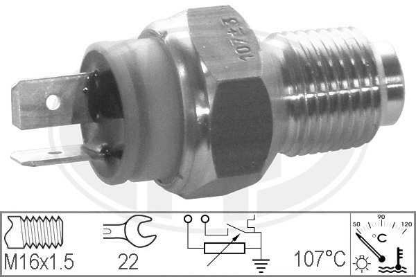 Sensor, coolant temperature (330148)