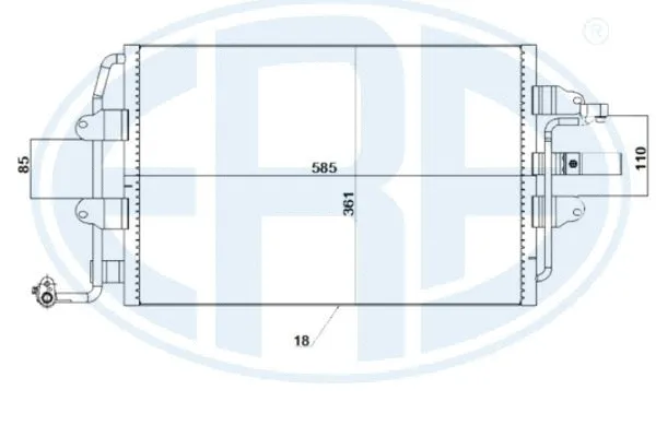 Condenser, air conditioning (667243)