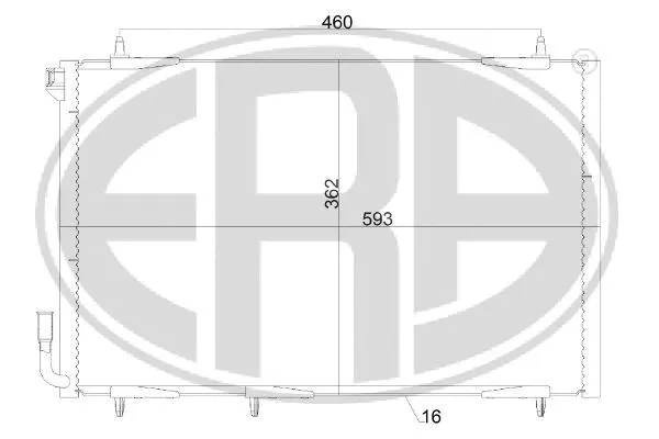 Condenser, air conditioning (667150)