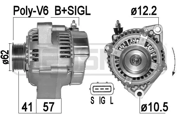 Alternator (209383A)