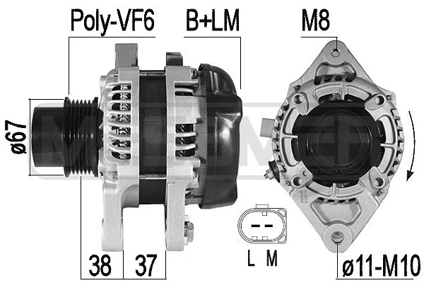 Alternator (209535A)