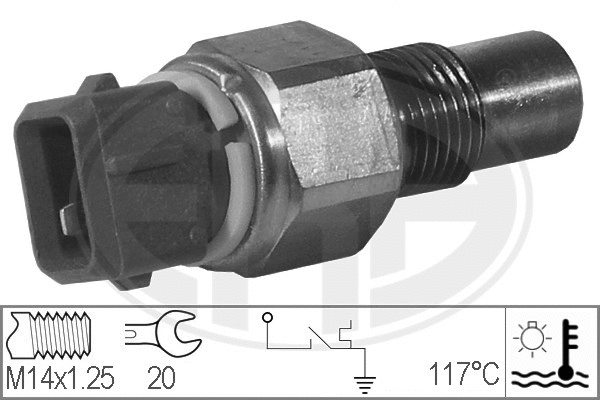 Sensor, coolant temperature (330160)