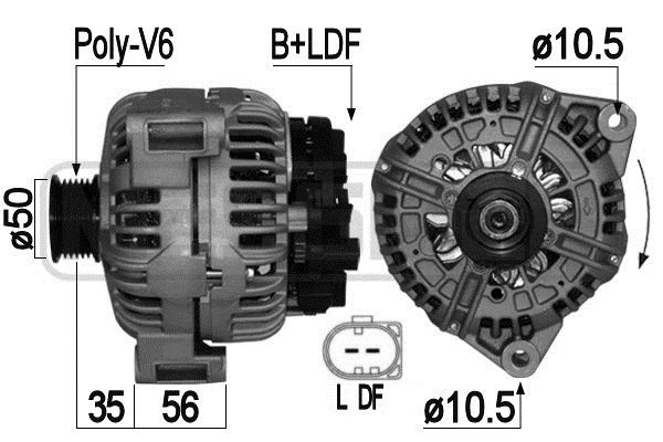 Alternator (209047A)