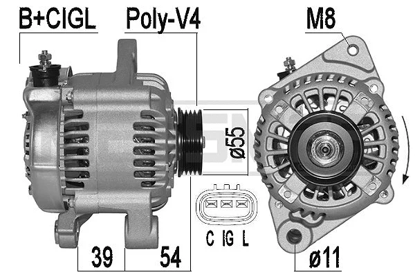 Alternator (209527A)