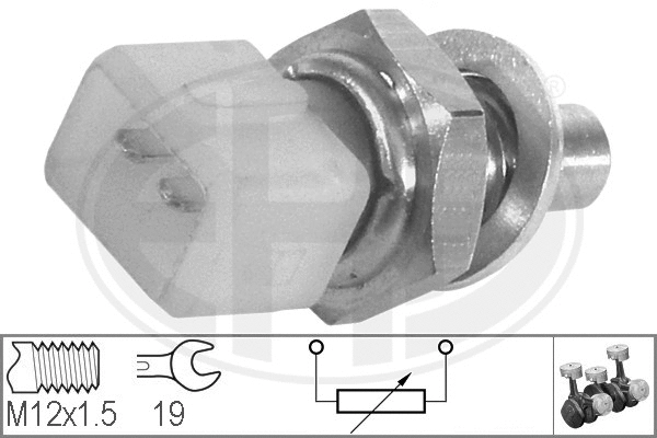 Sensor, coolant temperature (330132)