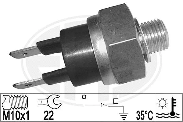 Temperature Switch, coolant warning lamp (330960)