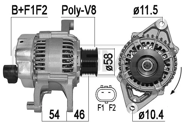 Alternator (209531A)