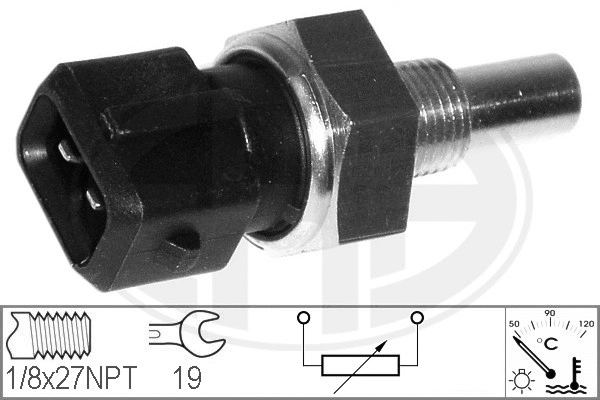 Sensor, coolant temperature (330125)