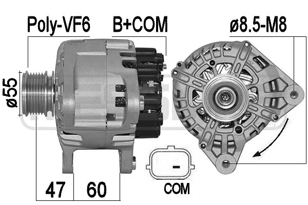 Alternator (209545A)