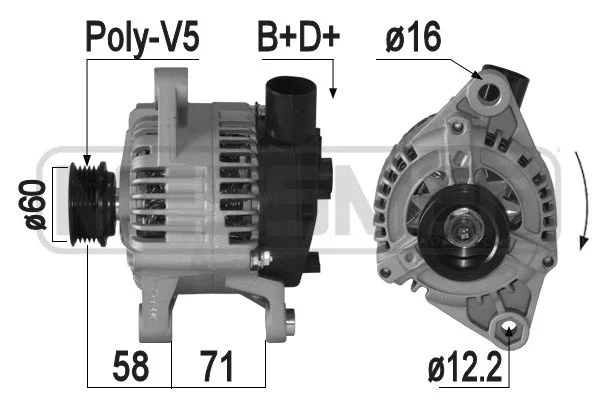 Alternator (209305A)