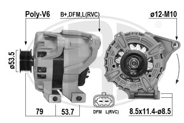 Alternator (209657A)