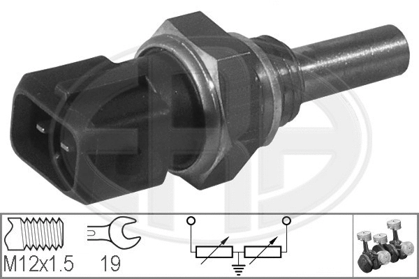 Sensor, coolant temperature (330133)