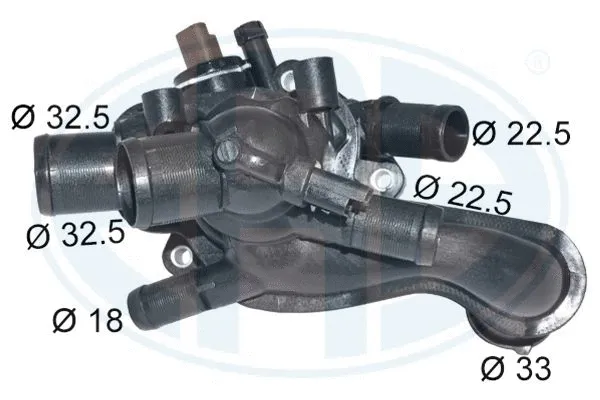 Thermostat, coolant (350563A)