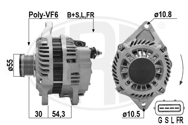 Alternator (209640A)
