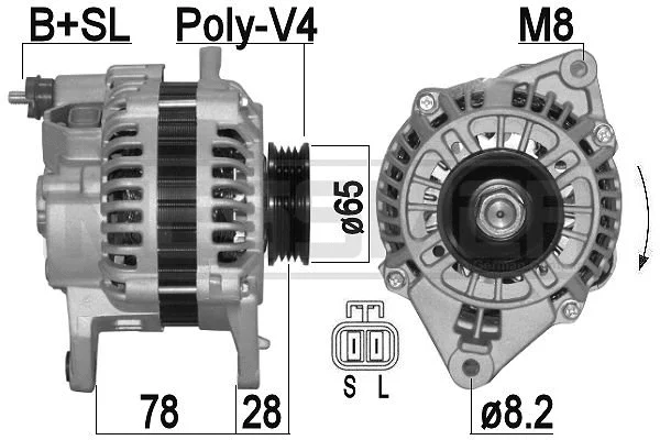 Alternator (209335A)