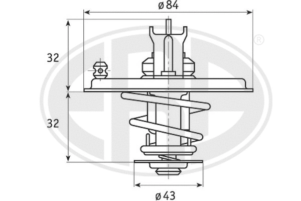 Thermostat, coolant (350334)
