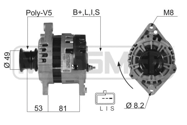 Alternator (210025A)
