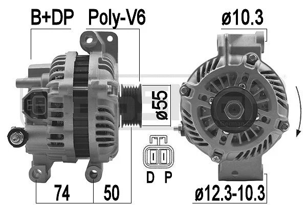 Alternator (209422A)