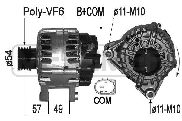 Alternator (209317A)