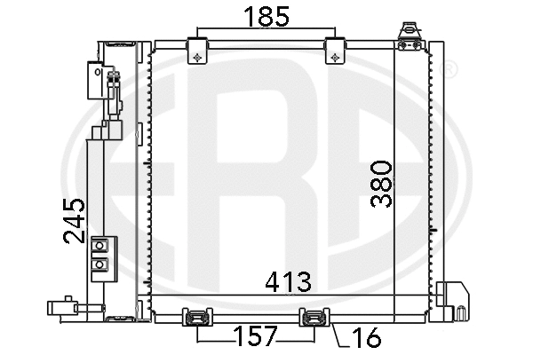 Condenser, air conditioning (667011)