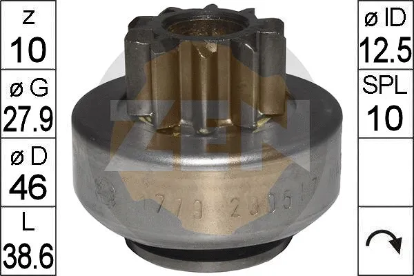 Freewheel Gear, starter (ZN1779)
