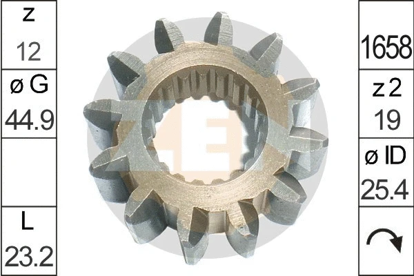Pinion, starter (ZN12839)