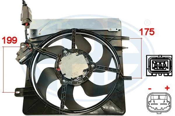 Fan, engine cooling (352055)