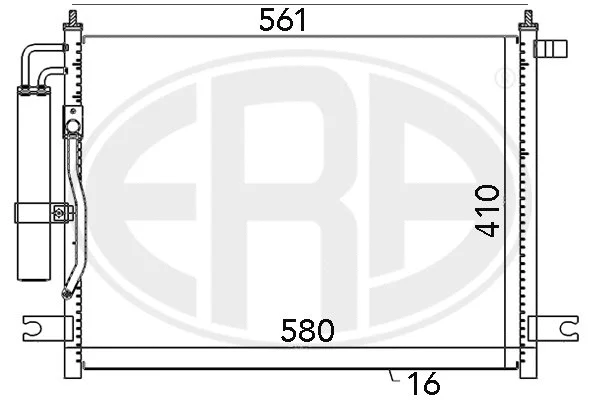 Condenser, air conditioning (667034)