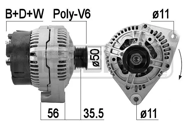 Alternator (209551A)