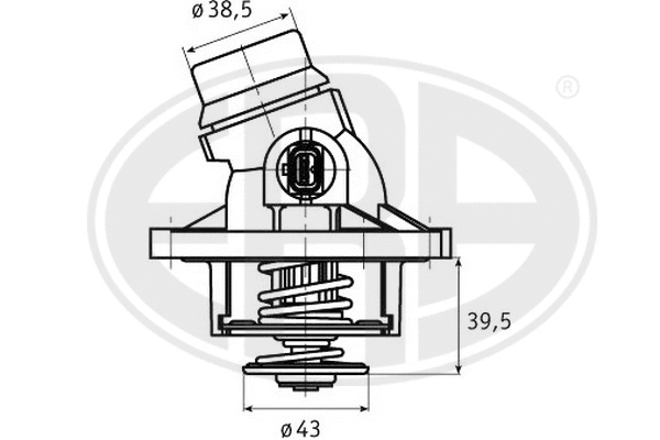 Thermostat, coolant (350328)