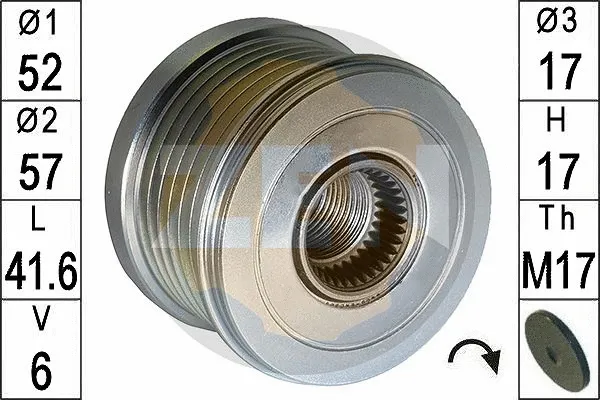 Alternator Freewheel Clutch (ZN5735)