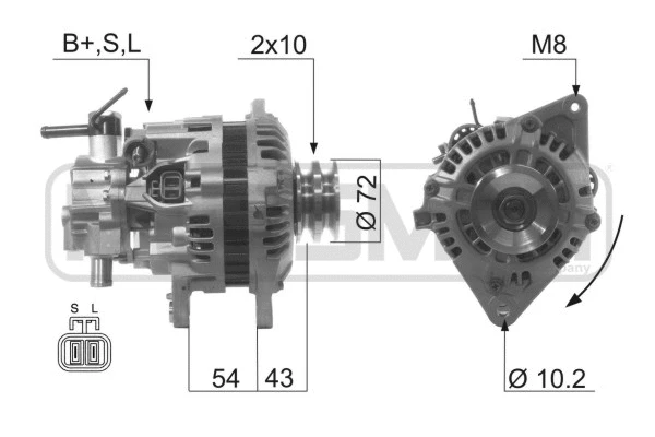 Alternator (210595A)