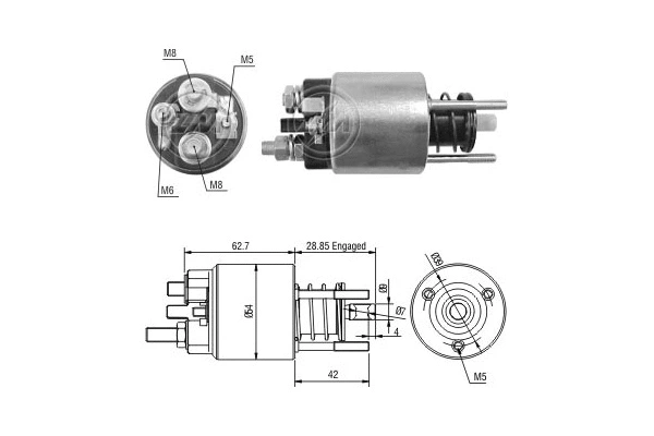Solenoid Switch, starter (ZM396)