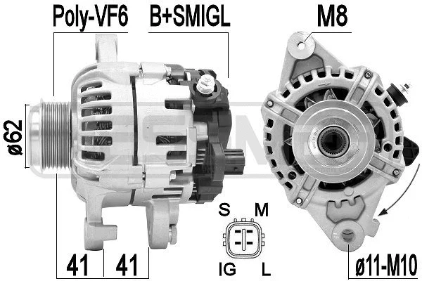 Alternator (210896A)