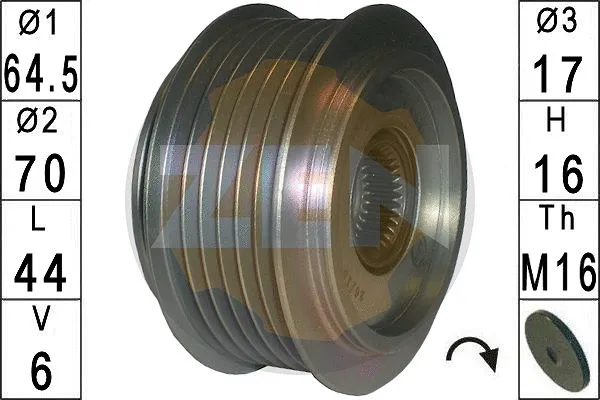 Alternator Freewheel Clutch (ZN5631)